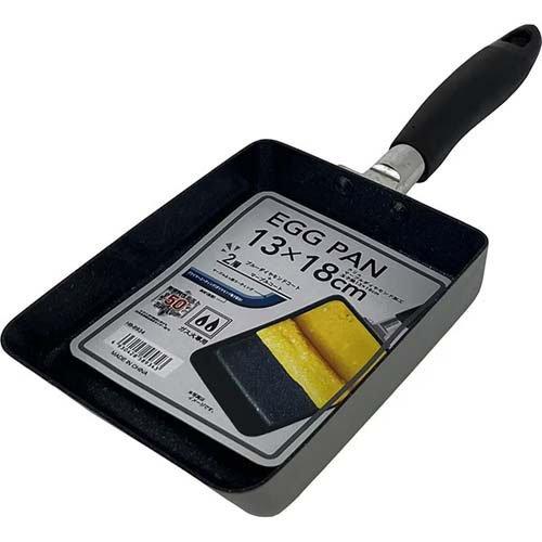 パール金属 クリュ マーブルダイヤモンド加工 玉子焼 グレー HB-8934