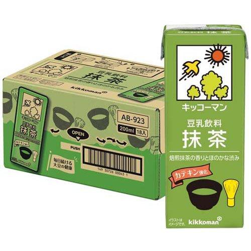 キッコーマン 抹茶 豆乳飲料 200ml ×100本 送料込み 本数相談出来ます キッコーマン 豆乳飲料 抹茶 ( 200ml*18本入 )/ : 爽快ドラッグ