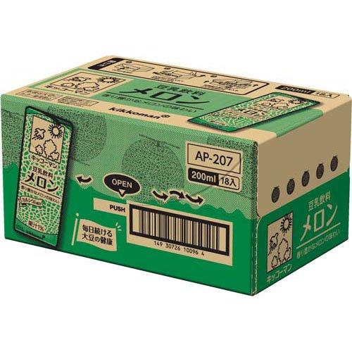 キッコーマン 豆乳飲料 メロン ( 200ml*18本入 )/ : 爽快ドラッグ