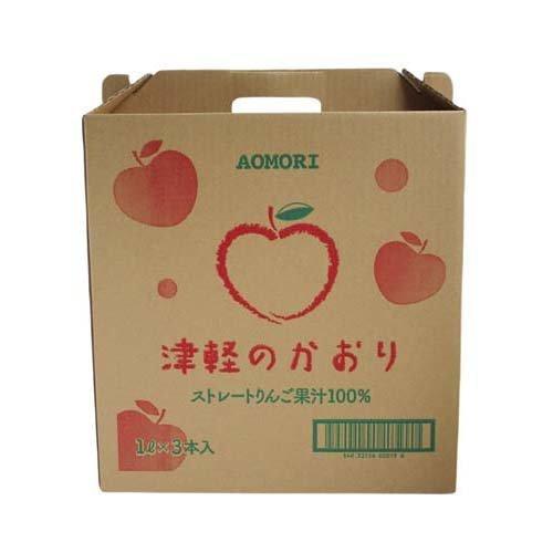 津軽産直組合 津軽のかおり りんごジュース ( 1L*3本入 )/ : 爽快