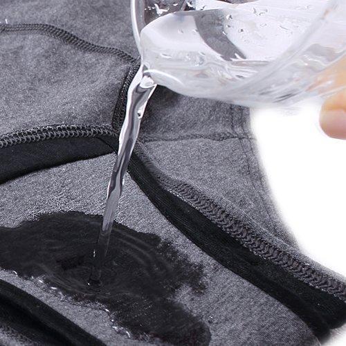 ナチュラムーン オーガニックコットン 吸水ショーツ チャコールグレー