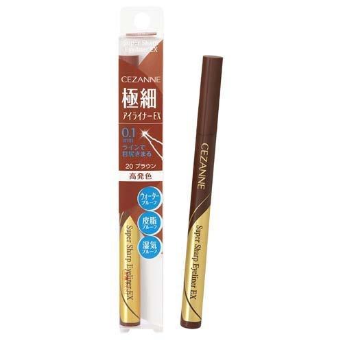 セザンヌ 極細アイライナーEX 20 ブラウン ( 0.48ml )/ セザンヌ