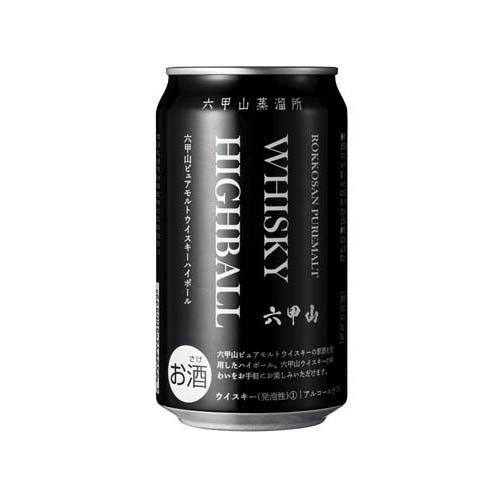六甲山ピュアモルトウイスキーハイボール ( 350ml×24本 ) : 爽快