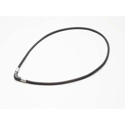 ファイテン RAKUWA磁気チタンネックレスVタイプ ブラック 50cm ( 1本