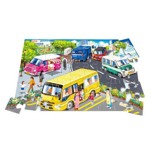 くもんのジグソーパズル STEP4 いろいろな場面ではたらく車 ( 1個
