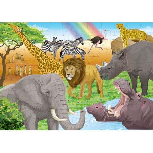 くもんのジグソーパズル STEP5 大自然の動物たち ( 1個 )/ くもん出版