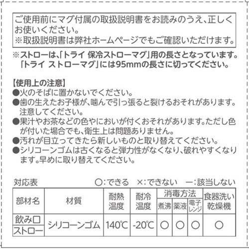 リッチェル マグ用ストローセット S-10 ( 2セット )/ トライシリーズ｜soukai｜02