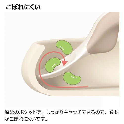 リッチェル トライ すくいやすいシリコーンプレート アイボリー 7カ月