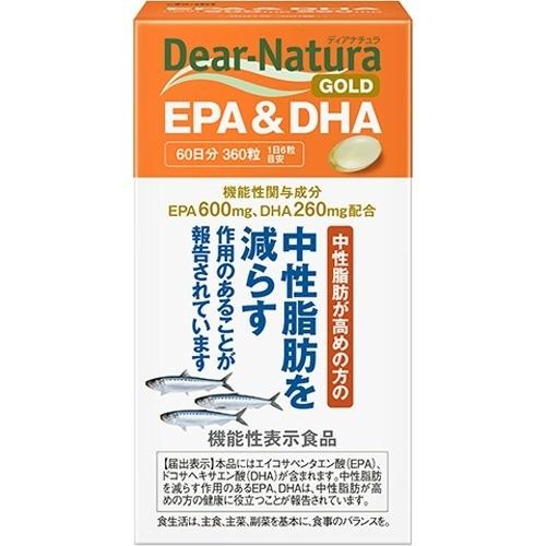 ディアナチュラゴールド 発売モデル EPA DHA 60日 ディアナチュラ 品質保証 360粒 Dear-Natura