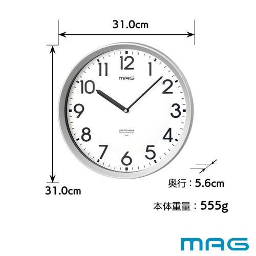 MAG 電波掛時計 エコグリン W-804 SM-Z ( 1個 ) : 爽快ドラッグ - 通販