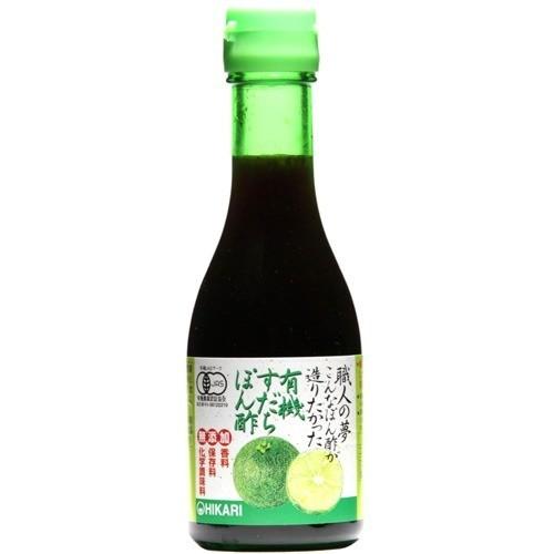 ぽんず 職人の夢 こんなぽん酢が造りたかった 有機すだちぽん酢 ( 180ml