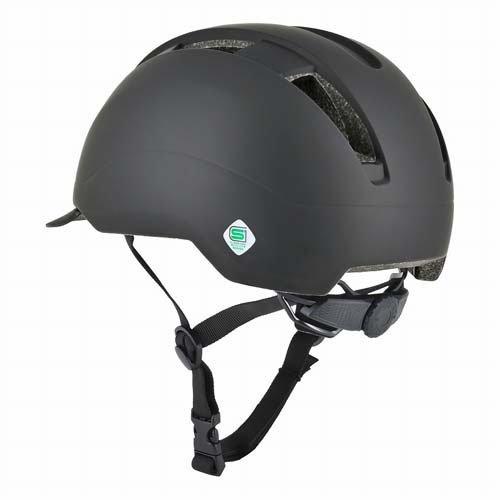 未使用保管品 bullski ヘルメット。 CRAS サイクルヘルメット Lサイズ マットブラック CB02BK ( 1個