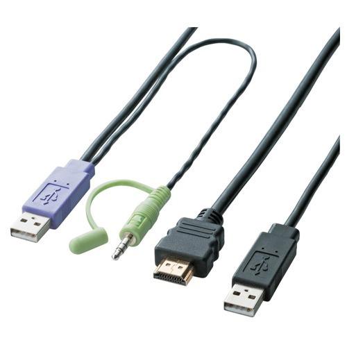エレコム パソコン切替器 HDMI対応 KVM-HDHDU2 ( 1個 )/ エレコム