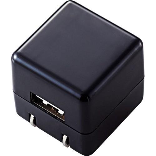 エレコム AC充電器 for Walkman CUBE 1A出力 USB1ポート ブラック AVS-ACUAN007BK ( 1個 )/ エレコム(ELECOM)｜soukai