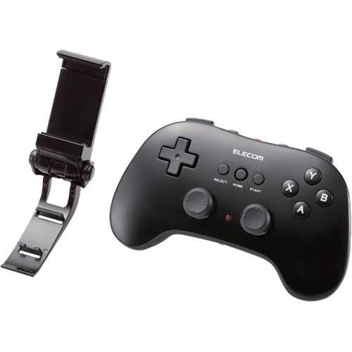 エレコム Bluetoothゲームパッド スマホ向け 12ボタン ホルダー付 Jc Vrp01ブラックbk 1個 エレコム Elecom 爽快ドラッグ 通販 Yahoo ショッピング