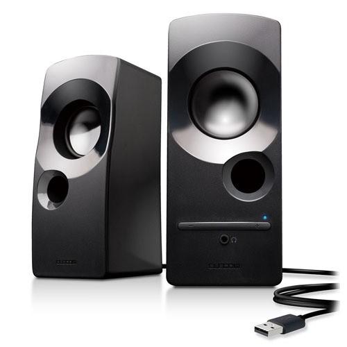 エレコム Pcスピーカー 2 0ch 5w Usb電源 ブラック Ms P09ubk 1個 エレコム Elecom 爽快ドラッグ 通販 Yahoo ショッピング