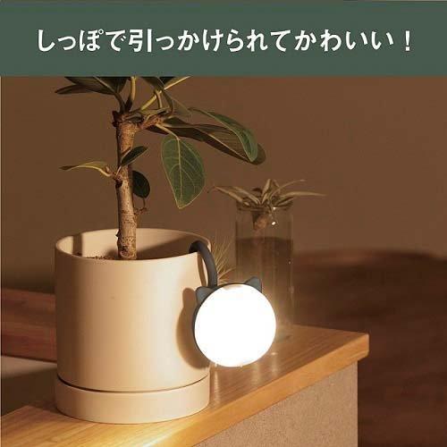 ムサシ 充電式 まんまるねこちゃんセンサーライト ピンク ムサシ 充電式 まんまるねこちゃんセンサーライト ピンク
