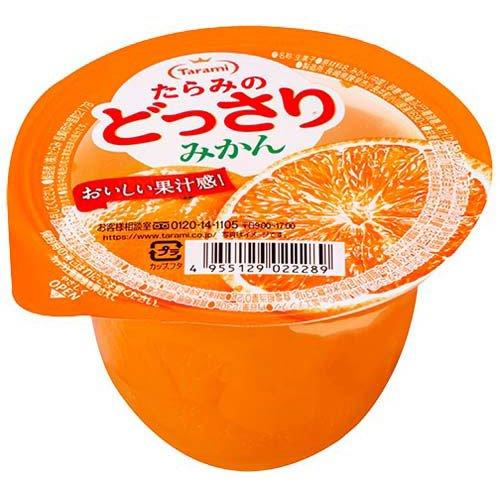 みかんぜりー たらみのどっさり みかんゼリー ( 230g×6個入 )/ どっさりシリーズ