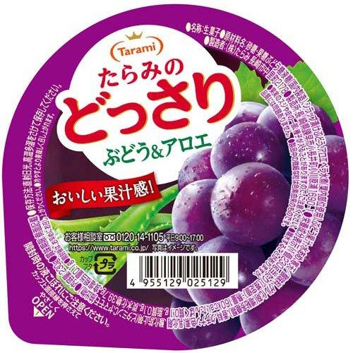 たらみのどっさり ぶどう＆アロエゼリー ( 230g*6個 )/ どっさり