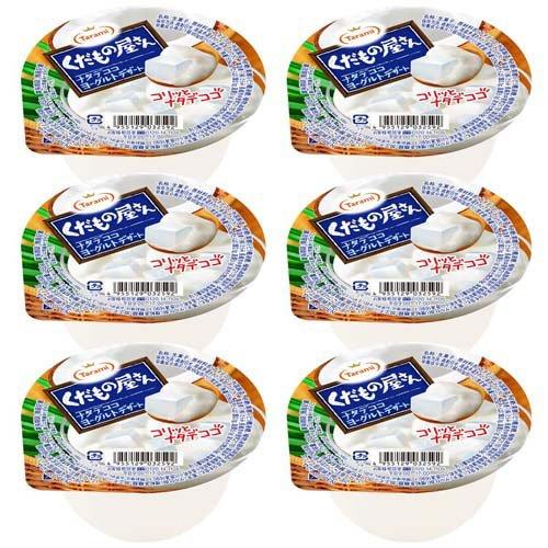 たらみ ゼリー くだもの屋さん ナタデココヨーグルトデザート ( 160g×6