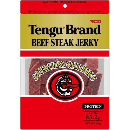 テング ビーフステーキジャーキー ミディアムチャンク レギュラー