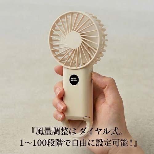 大橋産業 準固体電池ハンディファン ホワイト 781 ( 1個 ) : 爽快 