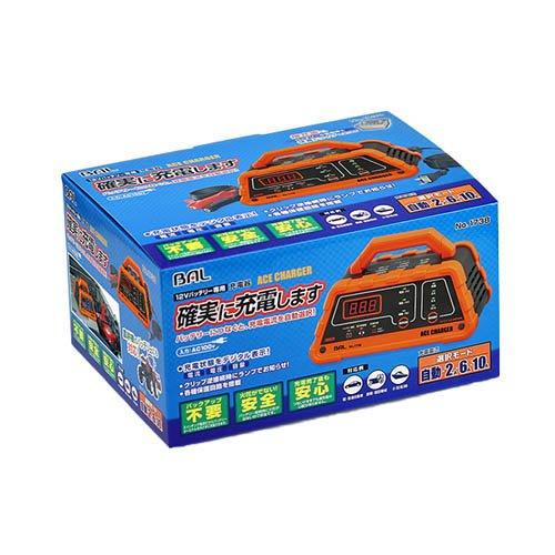 12Vバッテリー専用充電器 ACE CHARGER 10A 1738 ( 1台 )/ BAL : 爽快