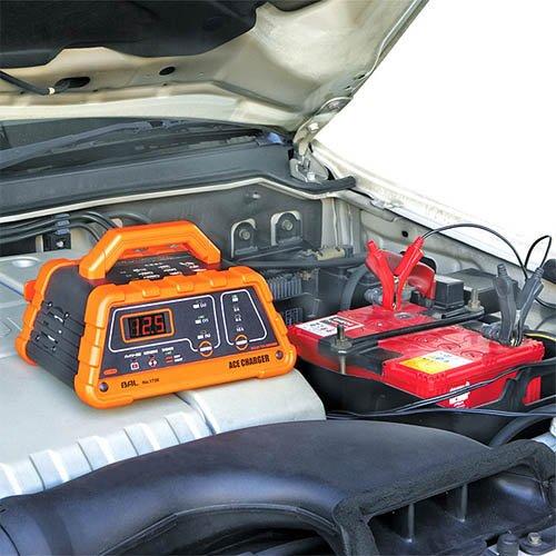 12Vバッテリー専用充電器 ACE CHARGER 10A 1738 ( 1台 )/ BAL : 爽快