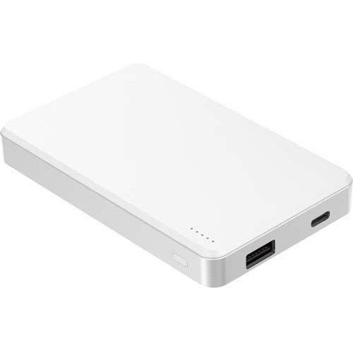 大橋産業 準固体モバイルバッテリー 10000mAh ホワイト 8003 ( 1セット