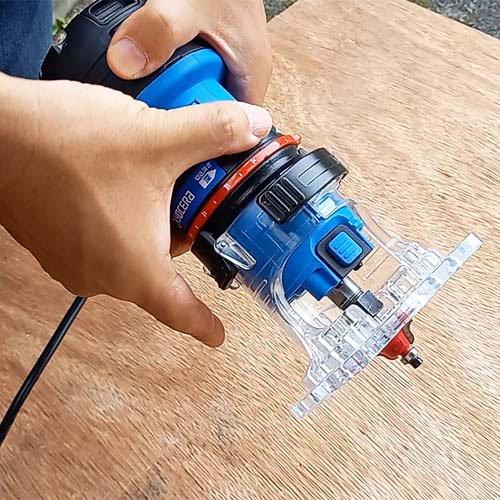 京セラ(リョービ) 電動トリマー(工具) MTR-42 628618A 軸径6mm 軽量1.1