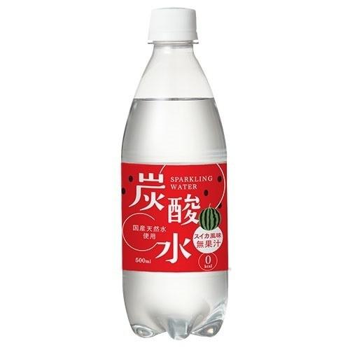 国産 天然水仕込みの炭酸水 スイカ 500ml 24本 爽快ドラッグ 通販 Yahoo ショッピング