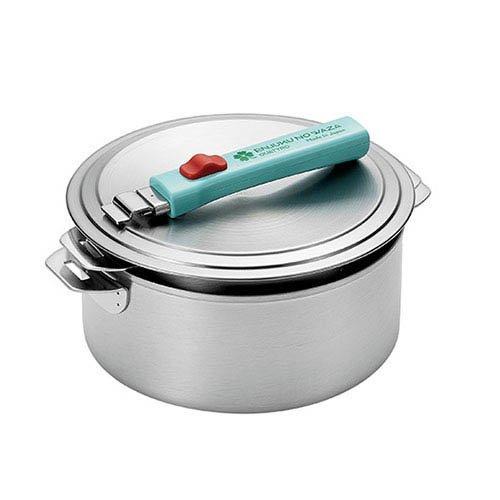 よこやま 燕熟の技 クワトロ ステンレス鍋 18cm＆20cm 着脱ハンドル 蓋