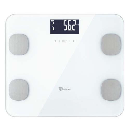 アイリスオーヤマ 体重 体脂肪 体組成計 ホワイト IBCM-211-W ( 1個