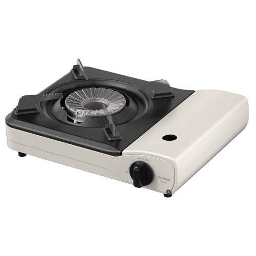 カセットコンロ IGC-S1-W オフホワイト ( 1台 ) 卓上コンロ ガス 防災