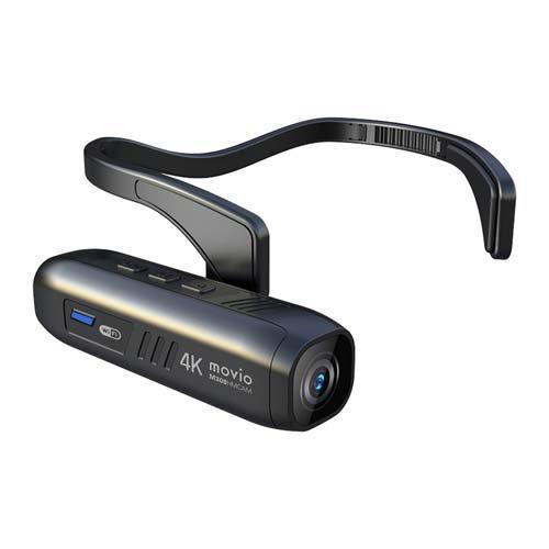 ヘッドマウントカメラ wifi機能搭載 高画質4K Ultra HD M308HMCAM ( 1 