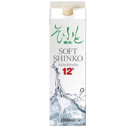 そふと新光 12％ ( 1800ml ) 秋田 湯沢 割らない そのまま : 爽快