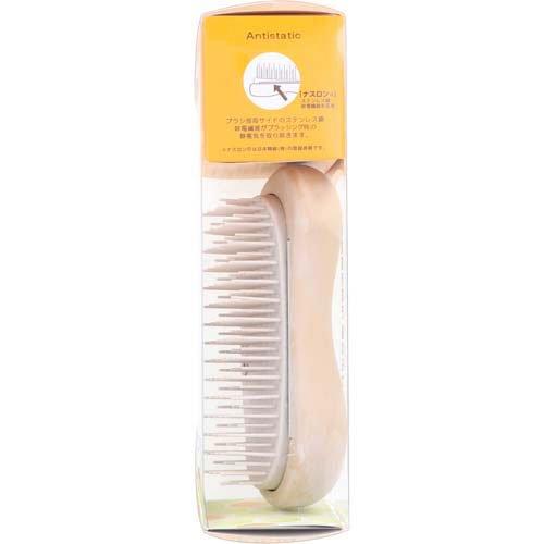 ハニービーンズ ヘアケアブラシ ハニー成分配合 静電気除去 モカ