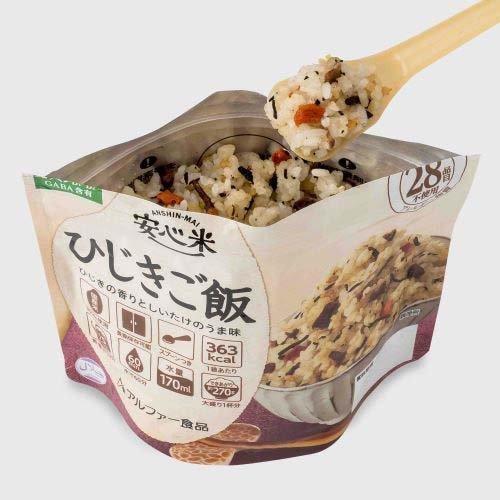 安心米 ひじきご飯 ( 100g )/ 防災グッズ 非常食 保存食 長期保存