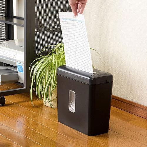 クロスカットシュレッダー SHR-X205B ( 1台 )/ OHM : 爽快ドラッグ