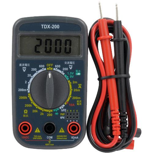 デジタルマルチテスター TDX-200 ( 1個 )/ OHM : 爽快ドラッグ - 通販