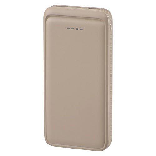 モバイルバッテリー 10000mAh ラテ・グレージュ ( 1個 )/ SmartComm