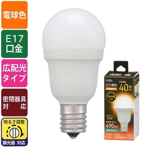 LED電球 小形 E17 40形相当 調光器対応 電球色 LDA4L-G-E17／D AG5 ( 1