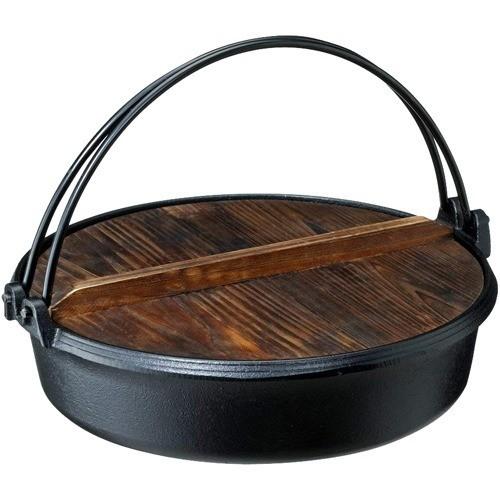 イシガキ ガス火 IH対応 すき焼き鍋 木蓋付 26cm ( 1コ入 )/ イシガキ