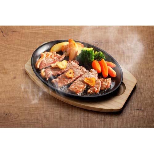 イシガキ 鉄鋳物 大判 ステーキ皿 敷板 ハンドル付き 4544 ( 1セット