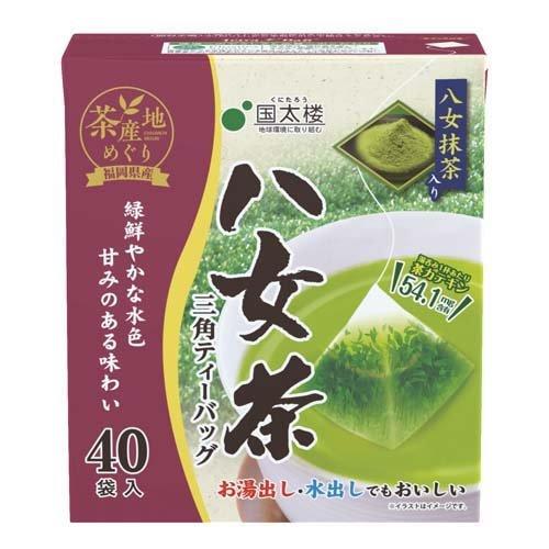 国太楼 抹茶入り 八女茶 三角ティーバッグ ( 40袋入 )/ : 爽快ドラッグ