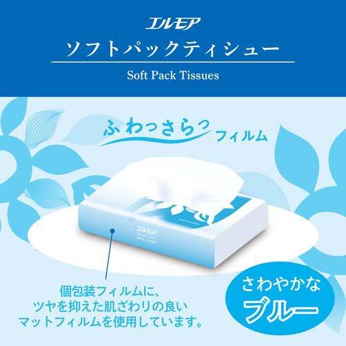 エルモア ソフトパックティシュー ( 200組×5個パック )/ : 爽快