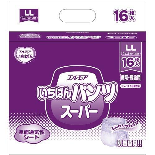 エルモア いちばん パンツ スーパー 病院・施設用 LLサイズ ( 16枚入