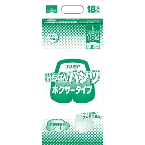 エルモア いちばん パンツ ボクサータイプ 病院・施設用 Lサイズ ( 18