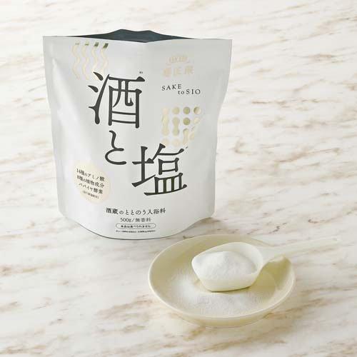 酒蔵のととのう入浴料 酒と塩 ( 500g )/ 菊正宗 : 爽快ドラッグ - 通販