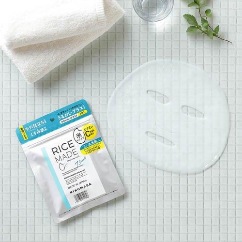 RiceMade+ ブライトモイスチャーマスク ( 7枚入 )/ 菊正宗 : 爽快